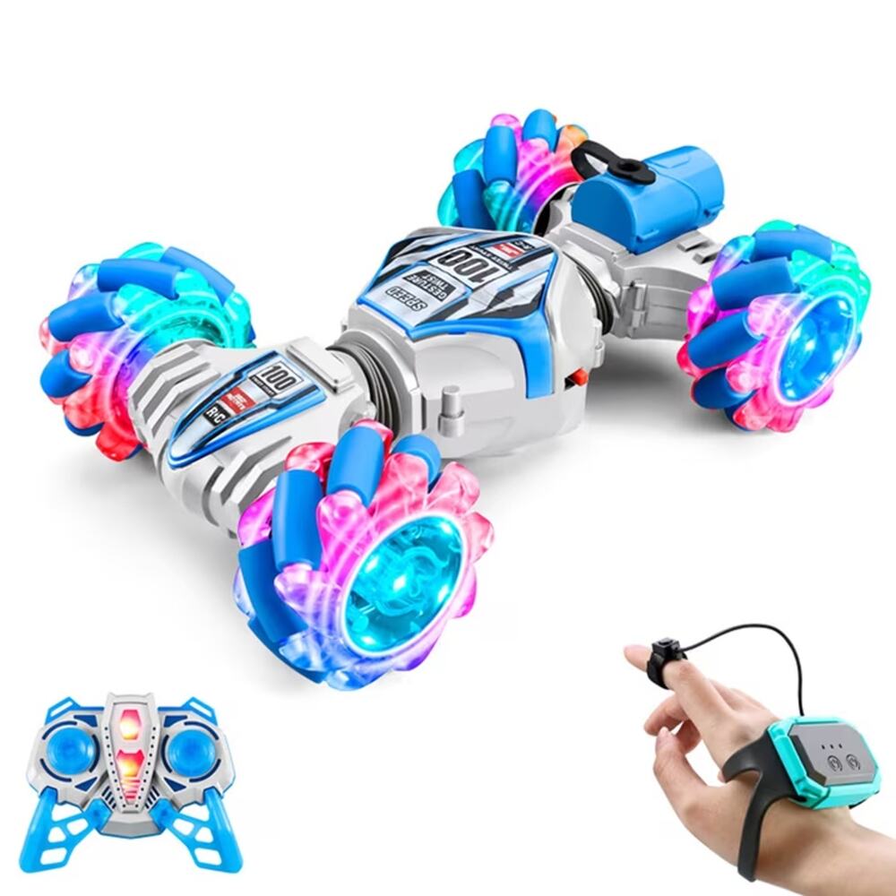 4WD Gesture Sensor RC Stunt Car Toys,Watch & Handle Dual Control Toys,Deformable